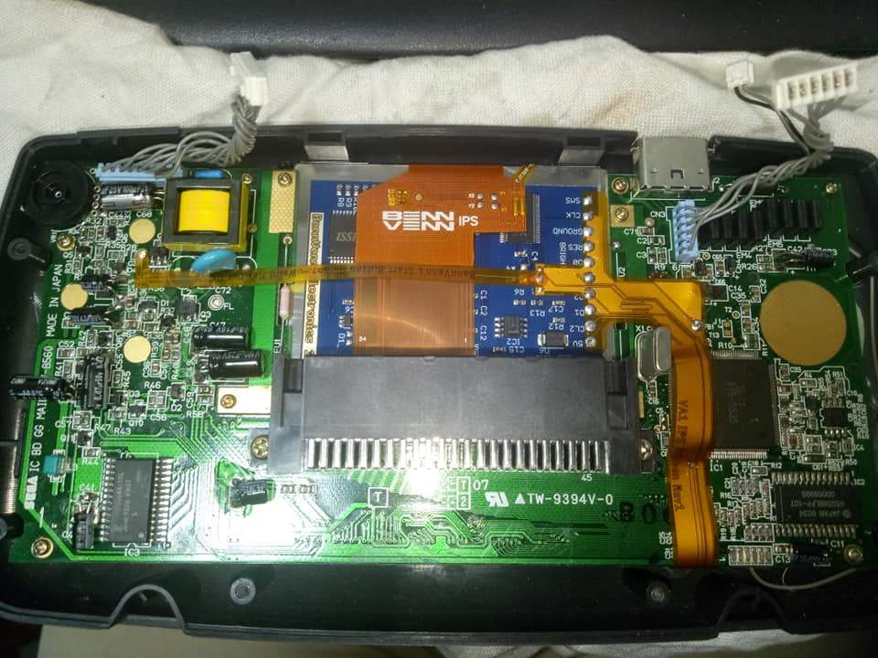 Service Repair | Sega Game Gear LCD IPS Screen BennVenn Kit