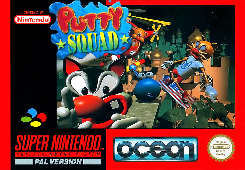 Game | Super Nintendo SNES | Putty Squad