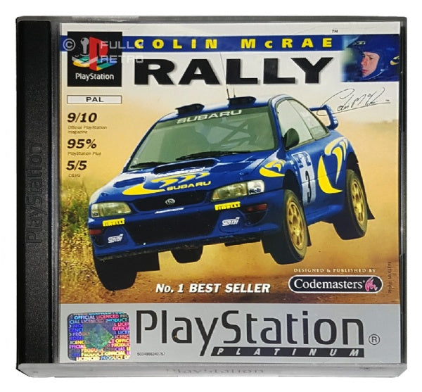 Game | Sony Playstation PS1 | Colin McRae Rally platinum