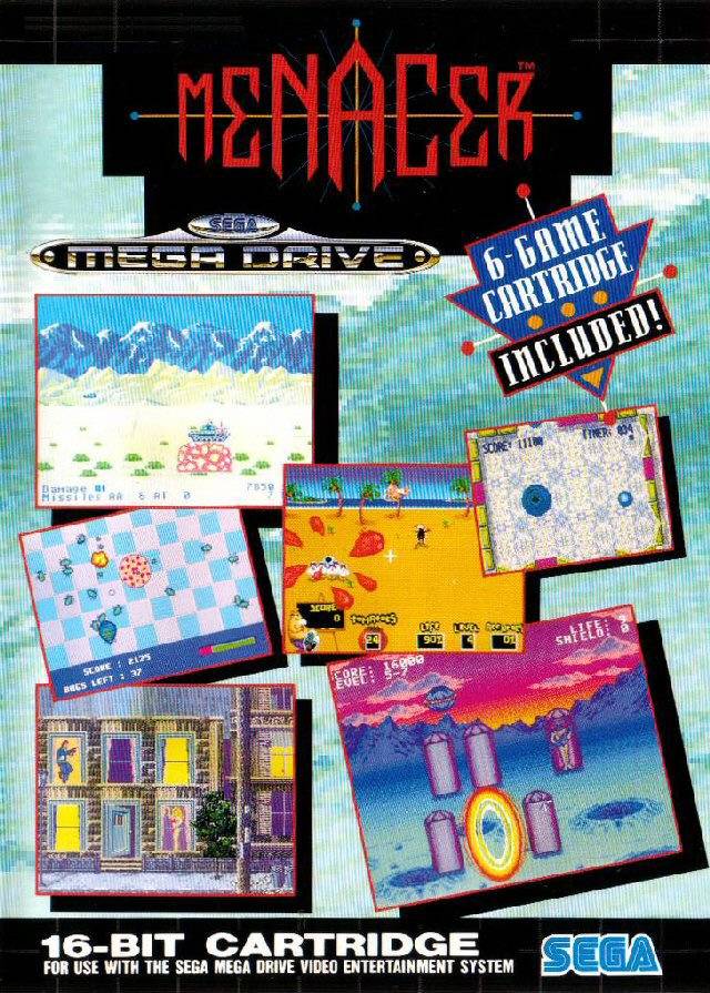Game | SEGA Mega Drive | Menacer 6-Game Cartridge