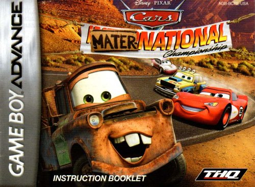 Game | Nintendo Gameboy  Advance GBA | Cars Mater-National Championship