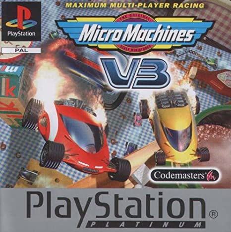 Game | Sony Playstation PS1 | Micro Machines V3 [Platinum]