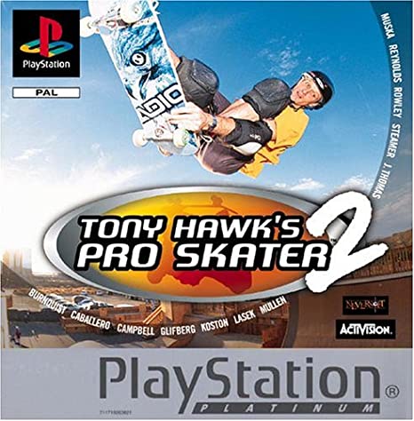 Game | Sony Playstation PS1 | Tony Hawk's Pro Skater 2 [Platinum]