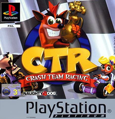 Game | Sony Playstation PS1 | CTR Crash Team Racing [Platinum]