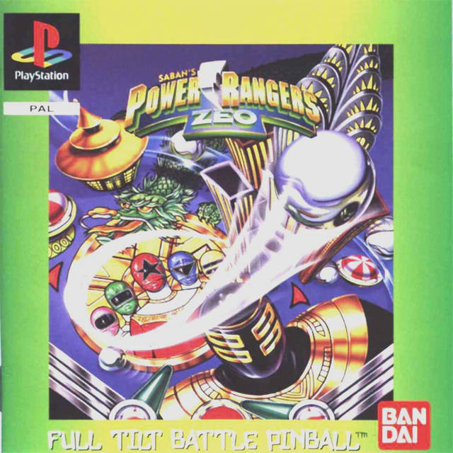 Game | Sony Playstation PS1 | Power Rangers Zeo Full Tilt Battle Pinball