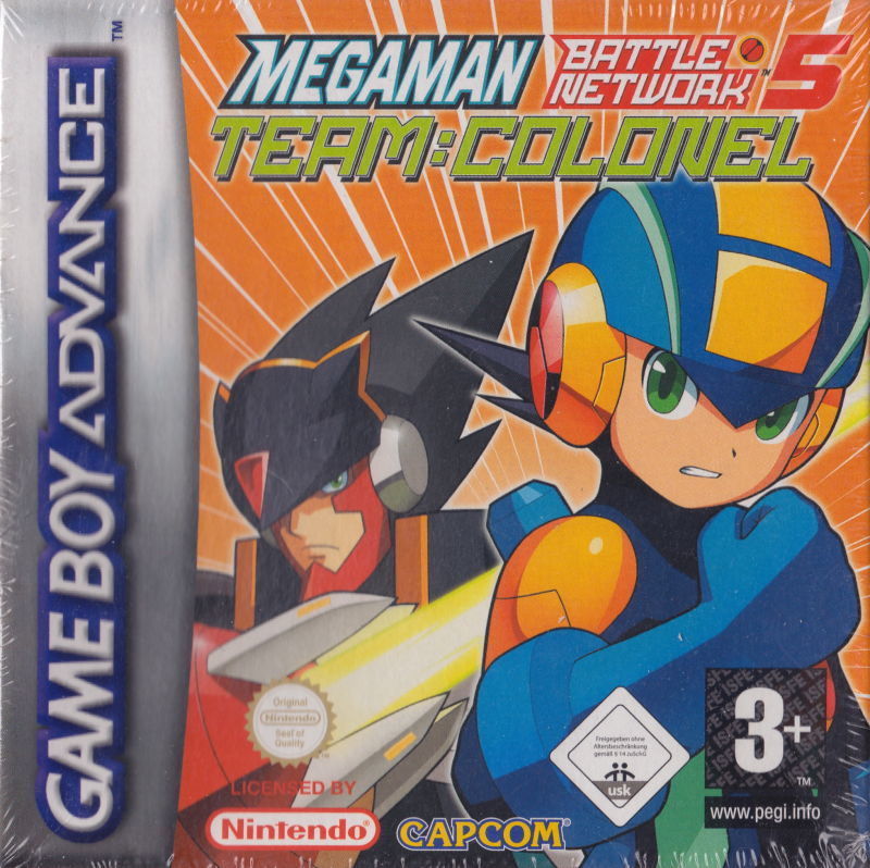 Game | Nintendo Gameboy  Advance GBA | Mega Man Battle Network 5: Team Colonel
