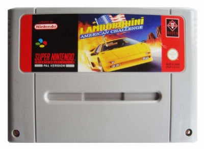 Game | Super Nintendo SNES | Lamborghini American Challenge