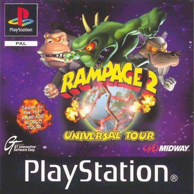 Game | Sony Playstation PS1 | Rampage 2 Universal Tour