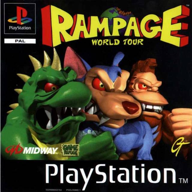 Game | Sony Playstation PS1 | Rampage World Tour