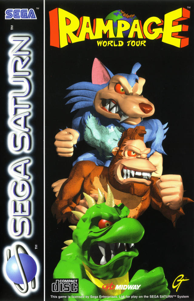 Game | Sega Saturn | Rampage World Tour
