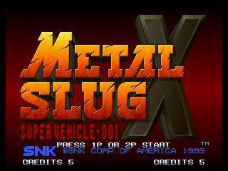 Game | SNK Neo Geo AES | Metal Slug X NGH-250