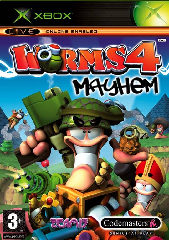 Game | Microsoft XBOX | Worms 4: Mayhem