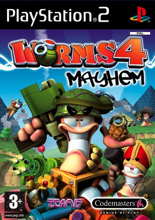 Game | Sony Playstation PS2 | Worms 4: Mayhem