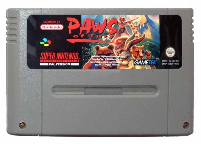 Game | Super Nintendo SNES | Brutal Paws Of Fury