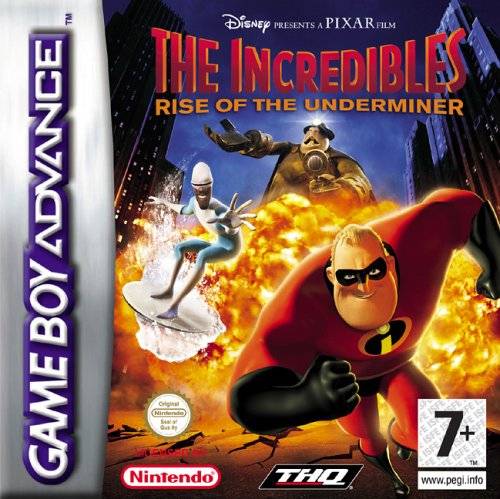 Game | Nintendo Gameboy  Advance GBA | The Incredibles Rise Of The Underminer