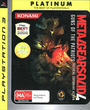 Game | Sony Playstation PS3 | Metal Gear Solid 4: Guns Of The Patriots [Platinum Edition]