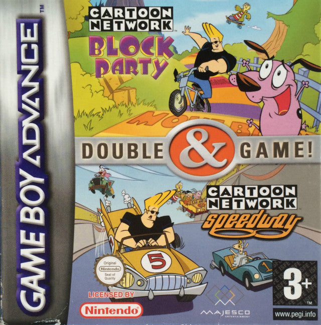 Game | Nintendo Gameboy  Advance GBA | Cartoon Network Block Party + Cartoon Network Speedway