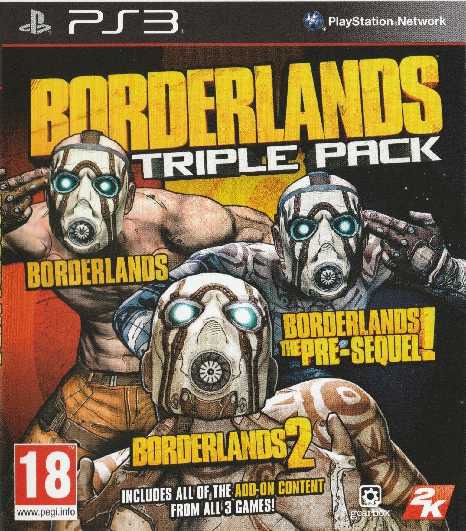 Game | Sony Playstation PS3 | Borderlands Triple Pack