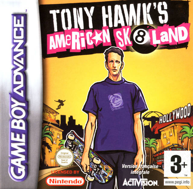 Game | Nintendo Gameboy  Advance GBA | Tony Hawk American Sk8land