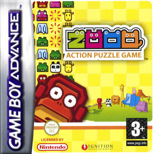 Game | Nintendo Game Boy Advance GBA | Zooo: Action Puzzle Game