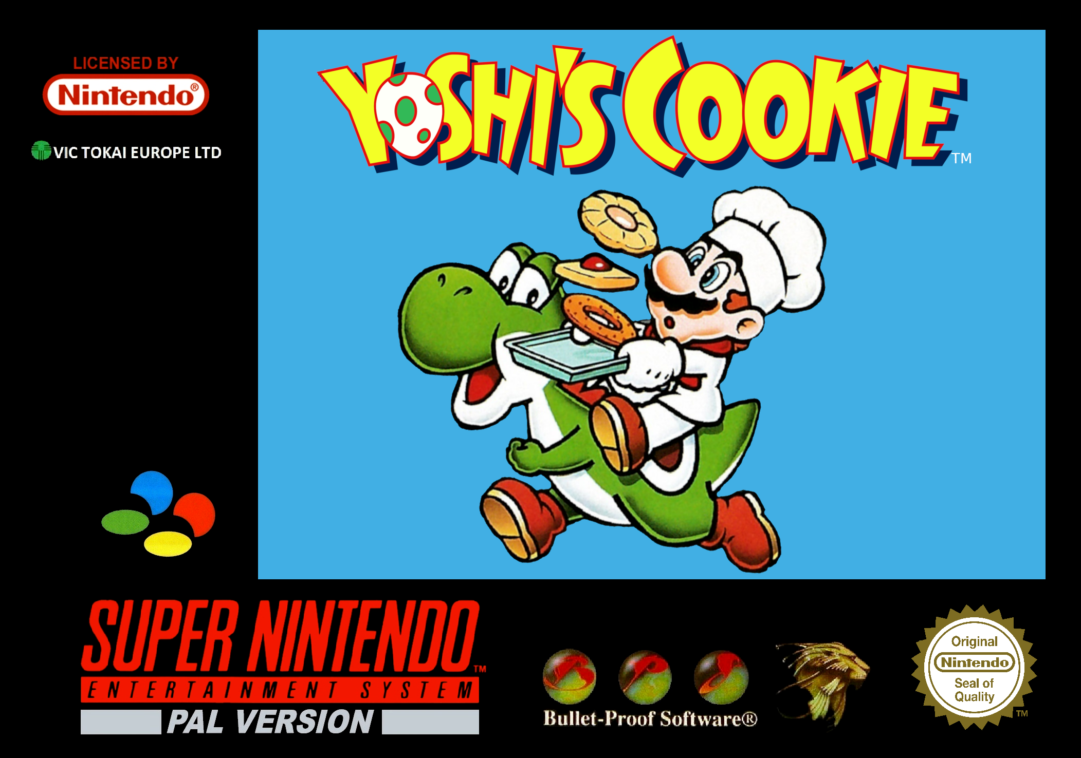 Game | Super Nintendo SNES | Yoshi's Cookie