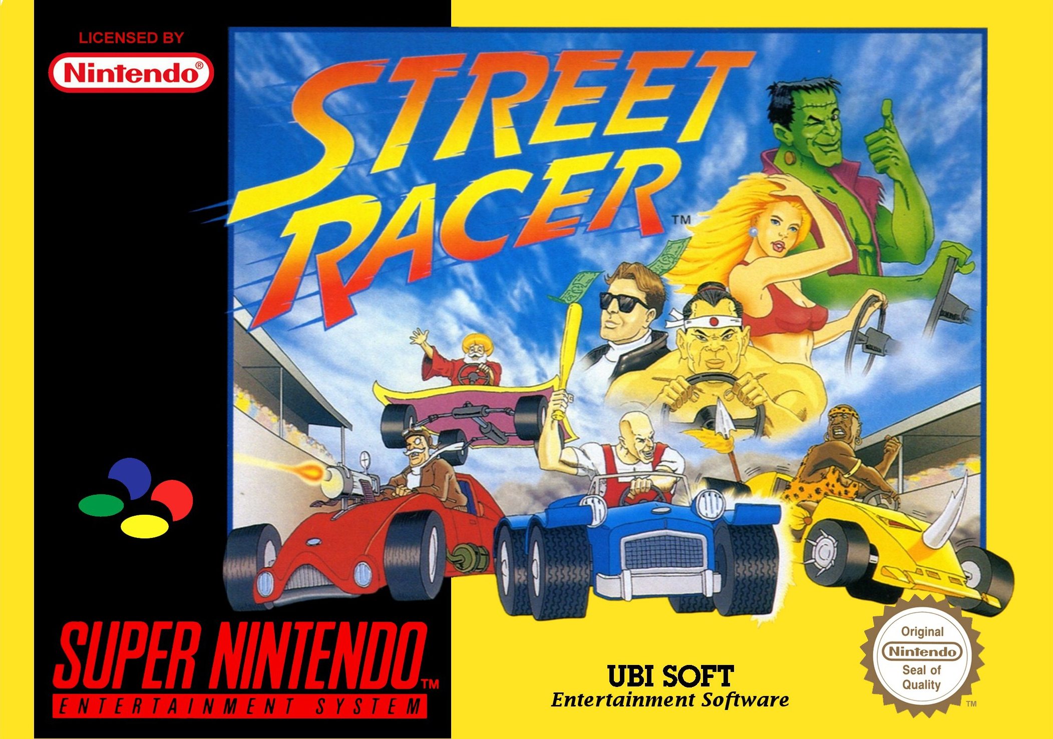 Game | Super Nintendo SNES | Street Racer