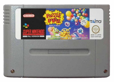 Game | Super Nintendo SNES | Puzzle Bobble