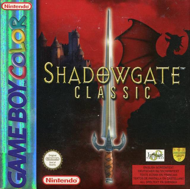 Game | Nintendo Gameboy Color GBC | Shadowgate Classic
