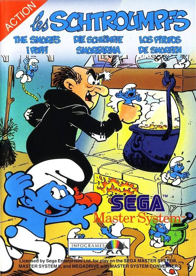 Game | Sega Master System | Les Schtroumpfs