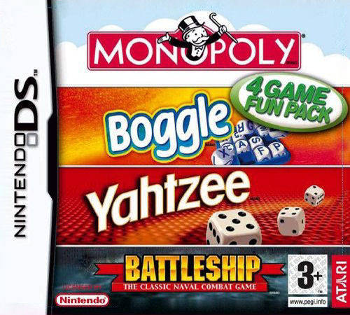 Game | Nintendo DS | Monopoly & Boggle & Yahtzee & Battleship