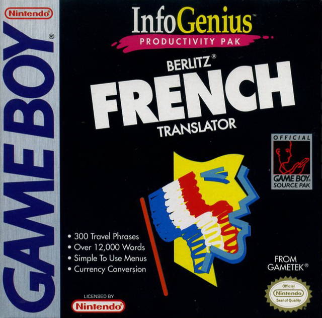 Game | Nintendo Gameboy GB | Berlitz French Translator