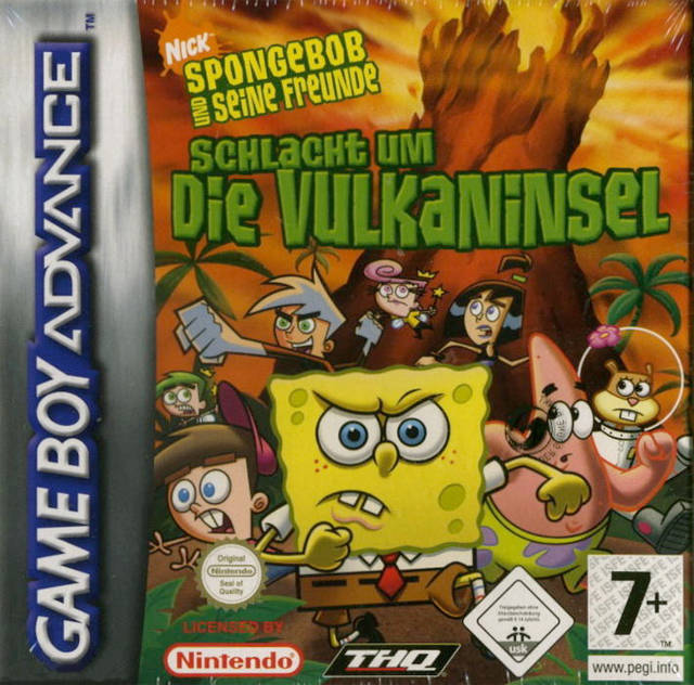Game | Nintendo Gameboy  Advance GBA | SpongeBob SquarePants And Friends: Battle For Volcano Island