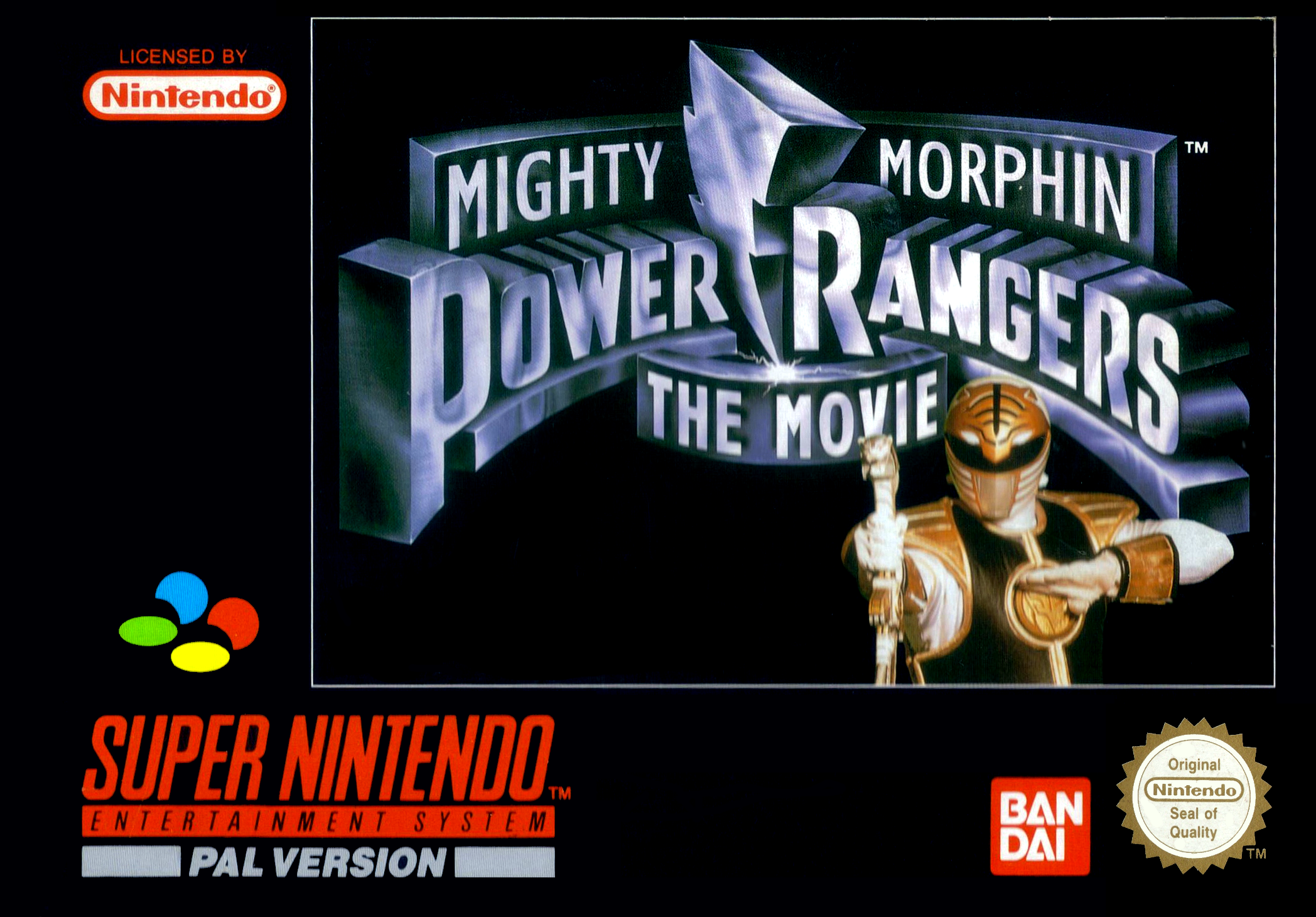 Game | Super Nintendo SNES | Mighty Morphin Power Rangers The Movie