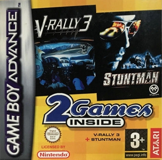 Game | Nintendo Gameboy  Advance GBA | V-Rally 3 & Stuntman