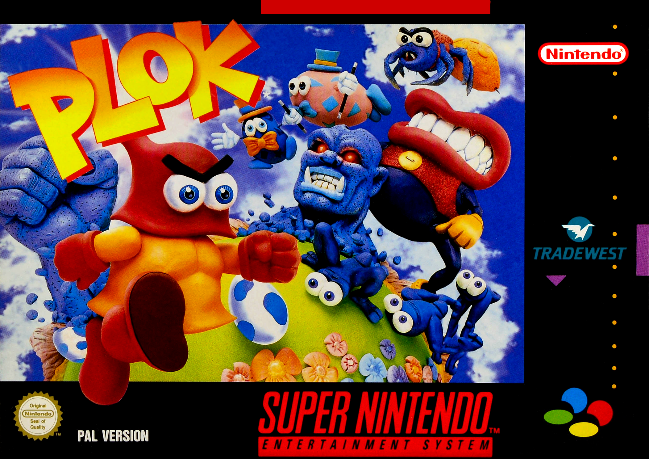 Game | Super Nintendo SNES | Plok
