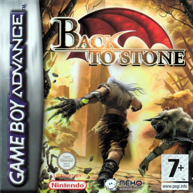 Game | Nintendo Gameboy  Advance GBA | Back To Stone