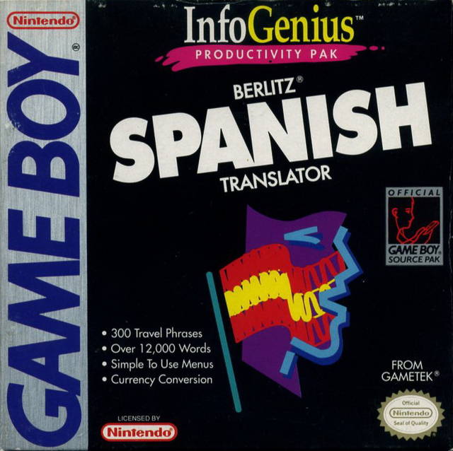 Game | Nintendo Gameboy GB | Berlitz Spanish Translator