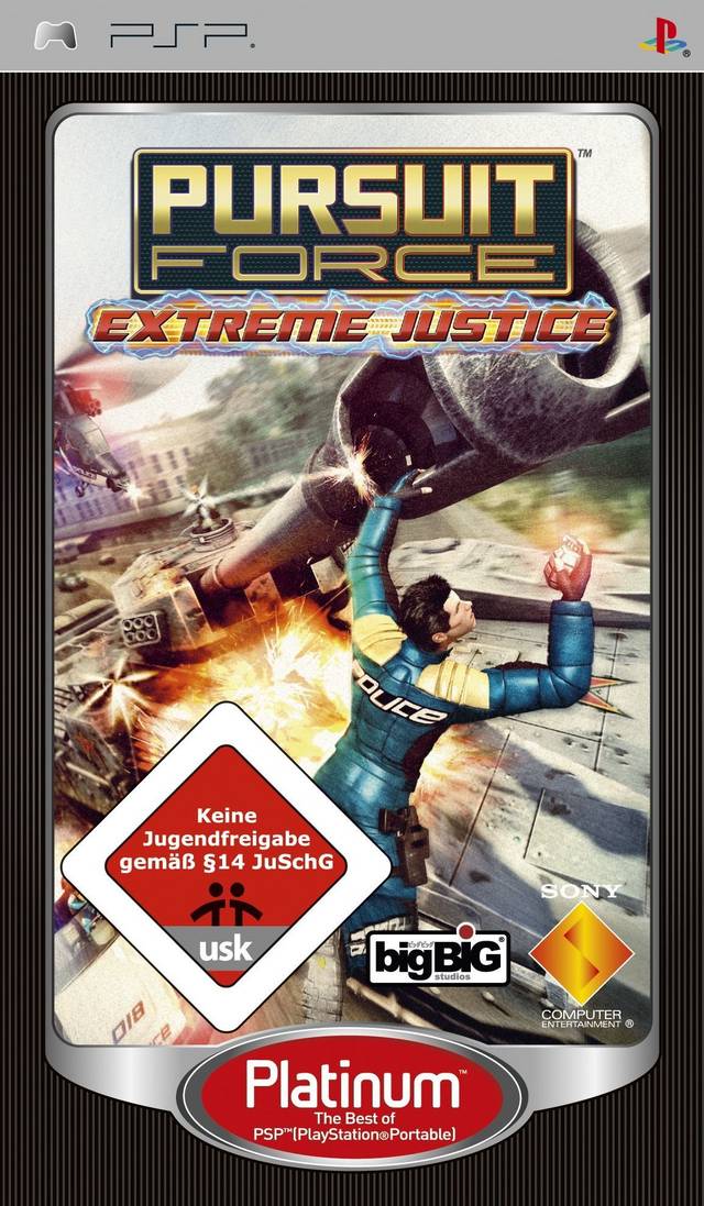 Game | Sony PSP | Pursuit Force: Extreme Justice [Platinum]