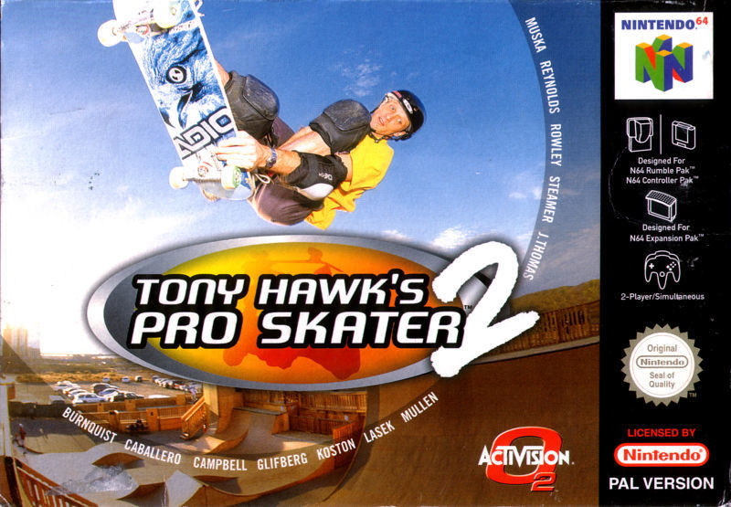 Game | Nintendo N64 | Tony Hawk's Pro Skater 2