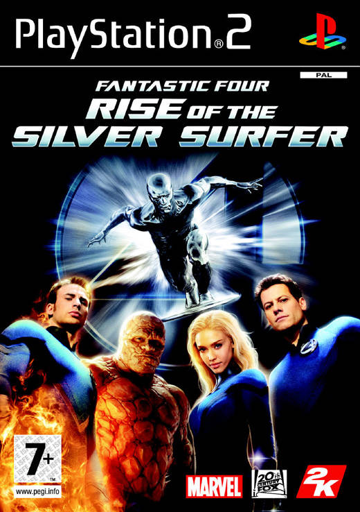 Game | Sony Playstation PS2 | Fantastic 4 Rise Of The Silver Surfer