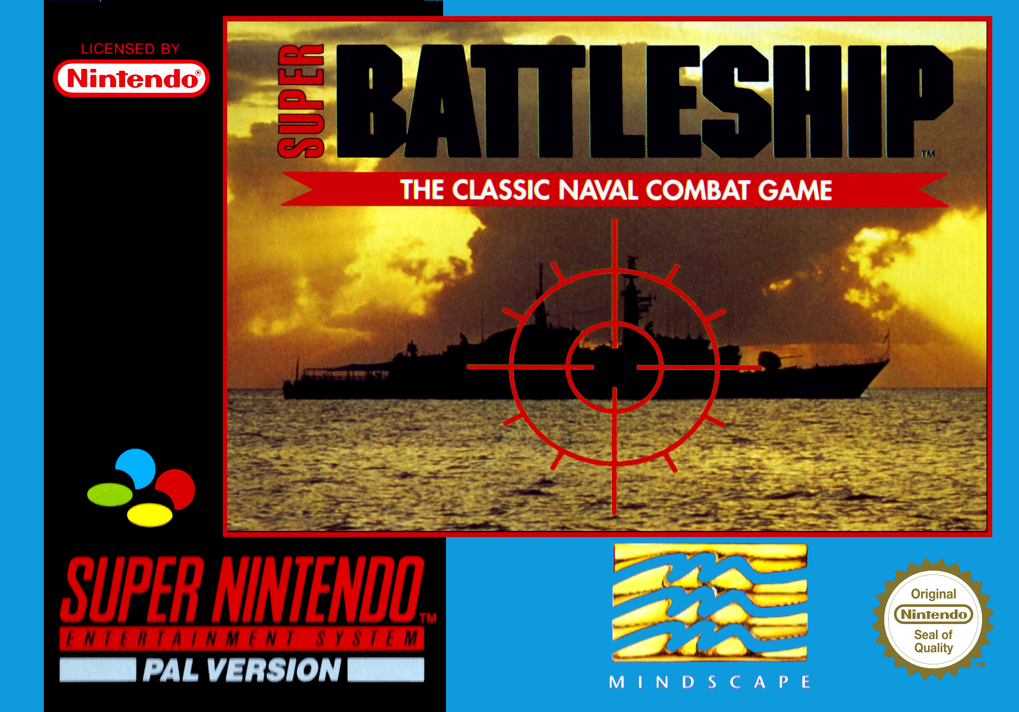 Game | Super Nintendo SNES | Super Battleship