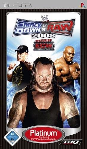 Game | Sony PSP | WWE SmackDown Vs. Raw 2008 [Platinum]