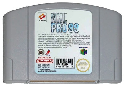 Game | Nintendo N64 | NHL Pro 99