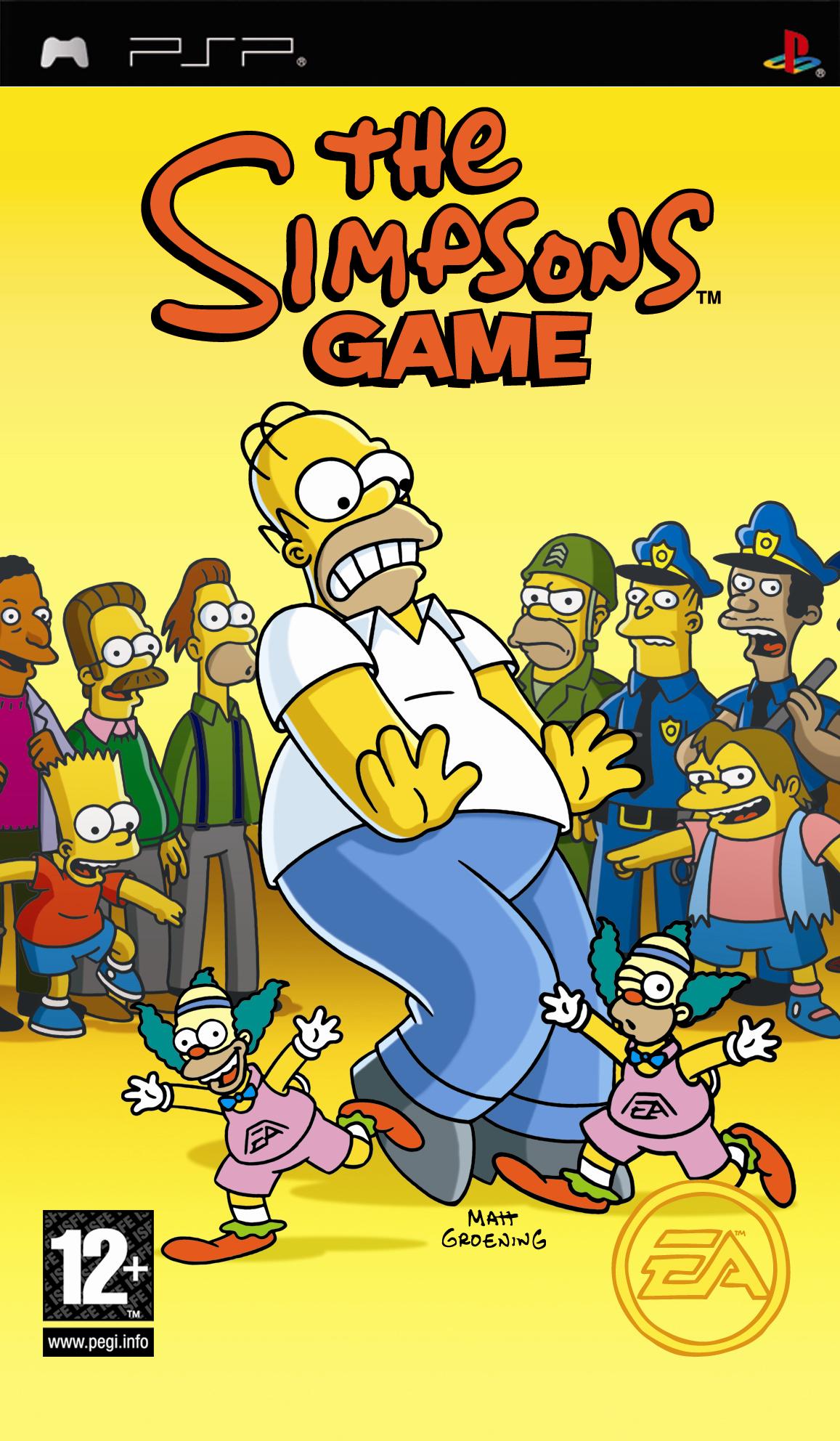 Game | Sony PSP | The Simpsons Game