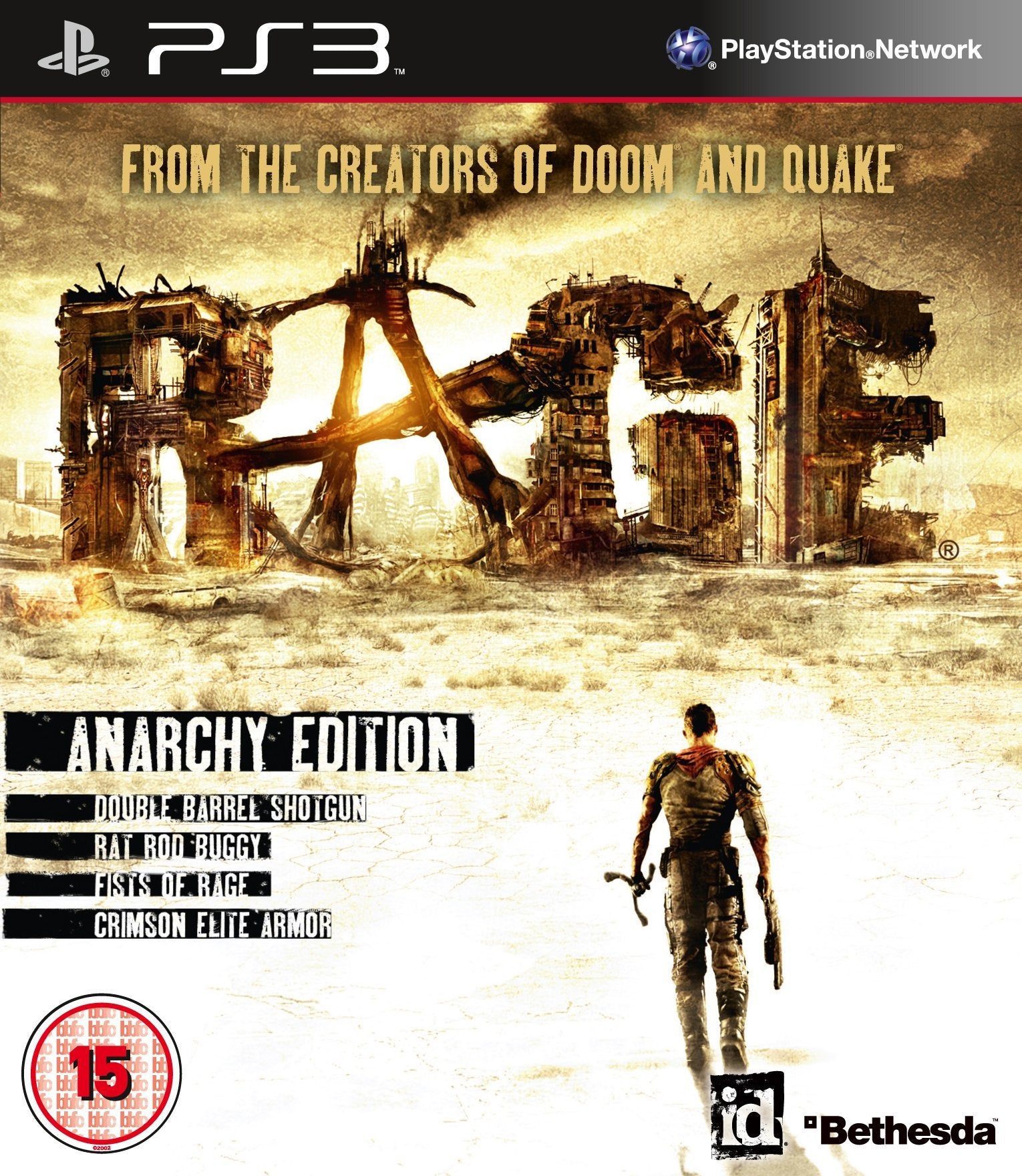 Game | Sony Playstation PS3 | Rage [Anarchy Edition]