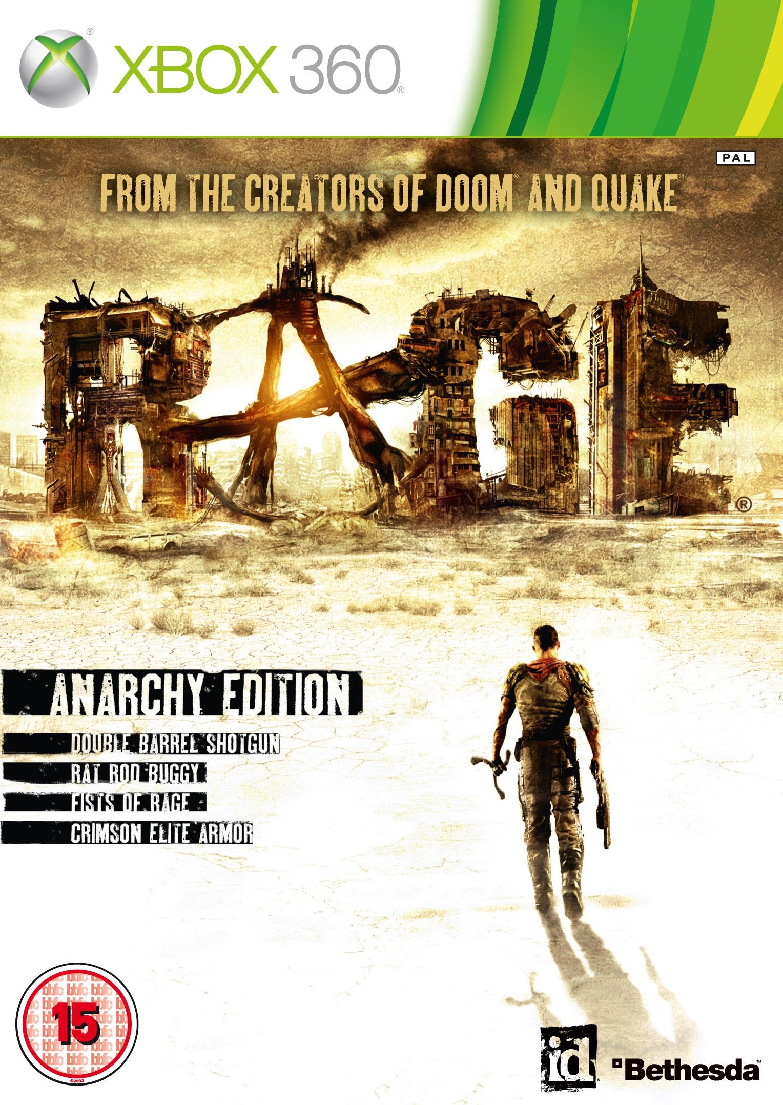 Game | Microsoft Xbox 360 | Rage [Anarchy Edition]