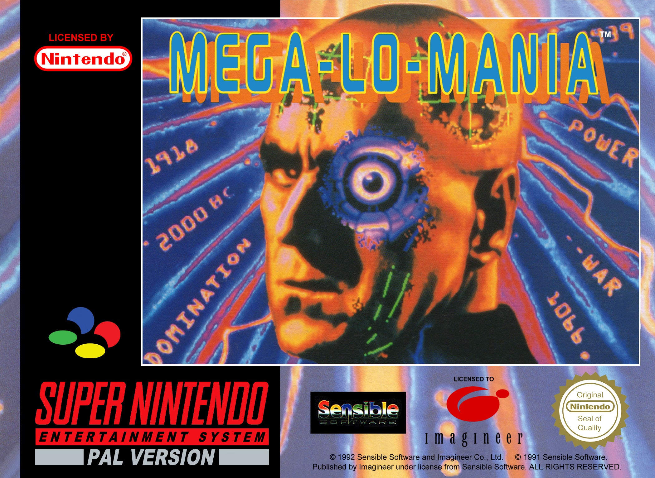 Game | Super Nintendo SNES | Mega Lo Mania