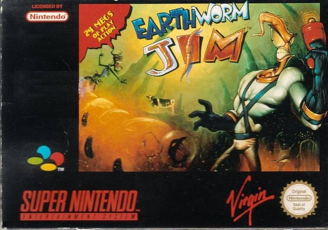 Game | Super Nintendo SNES | Earthworm Jim