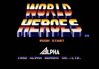 Game | SNK Neo Geo AES | World Heroes NGH-053