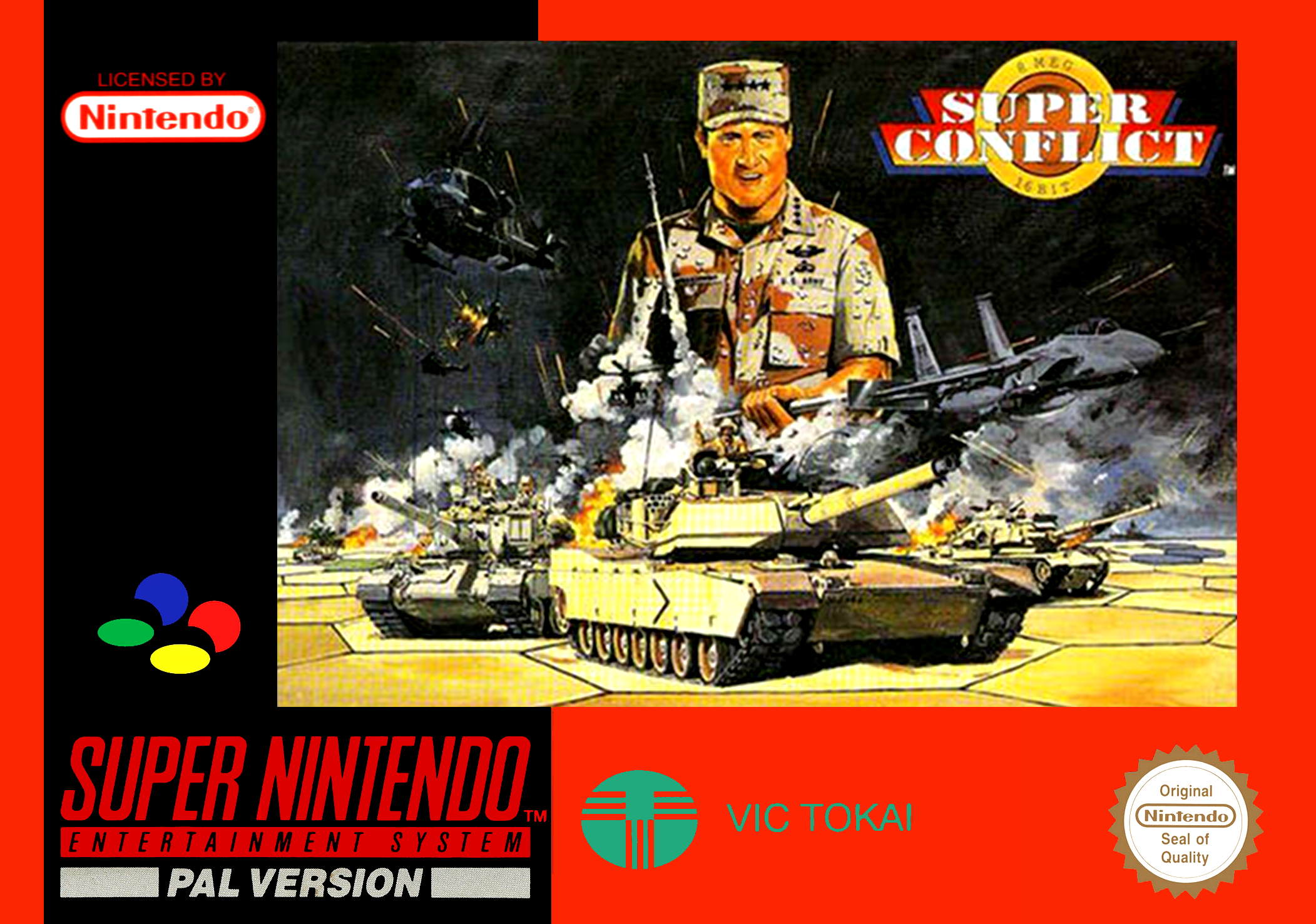 Game | Super Nintendo SNES | Super Conflict
